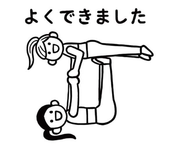 イラストACで人気のイラストレーターとコラボした限定デザインのスタンプ　シヤチハタ OSMO(オスモ)25×30mm はんこ ハンコ　よくできました - 画像 (2)