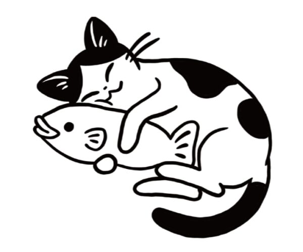 イラストACで人気のイラストレーターとコラボした限定デザインのスタンプ　シヤチハタ OSMO(オスモ)25×30mm はんこ ハンコ　お気に入り - 画像 (2)