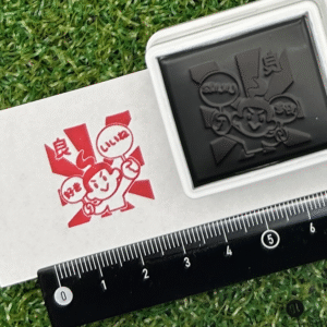 イラストACで人気のイラストレーターとコラボした限定デザインのスタンプ　シヤチハタ OSMO(オスモ)25×30mm はんこ ハンコ　良い