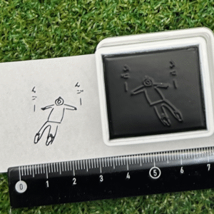 イラストACで人気のイラストレーターとコラボした限定デザインのスタンプ　シヤチハタ OSMO(オスモ)25×30mm はんこ ハンコ　お昼寝